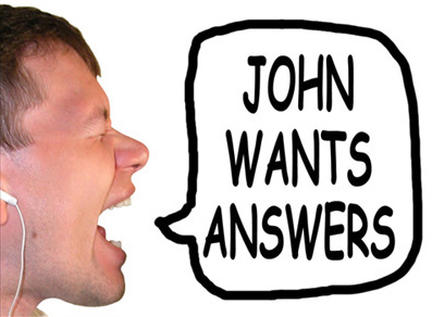 John Wants Answers title
